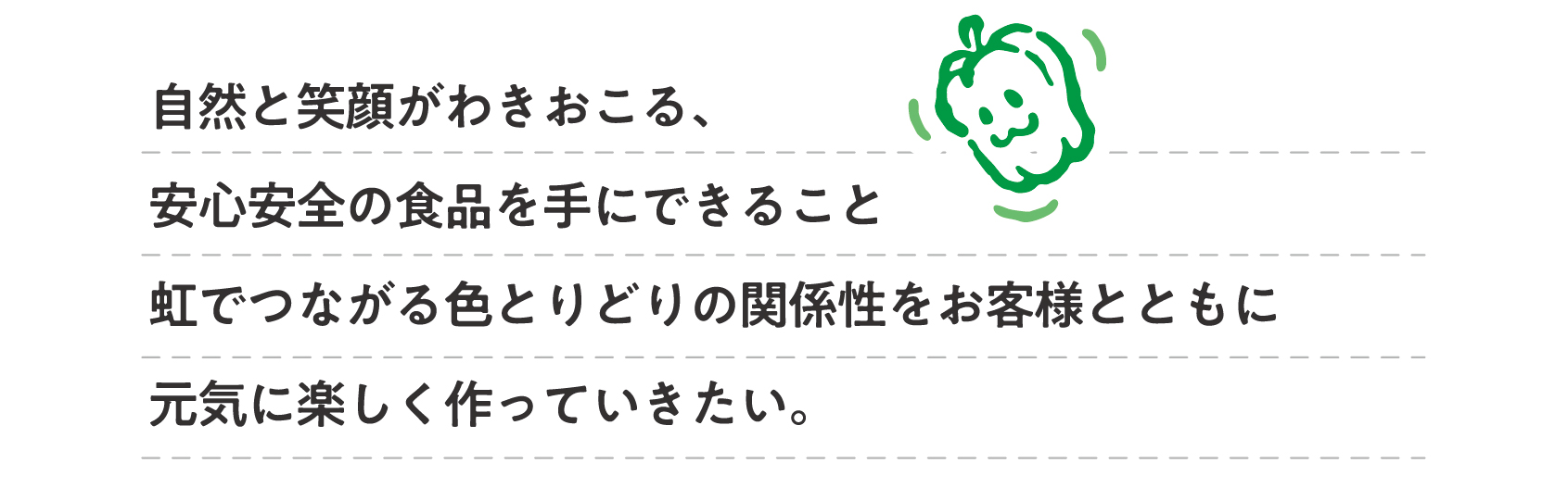 お客様との関係性を